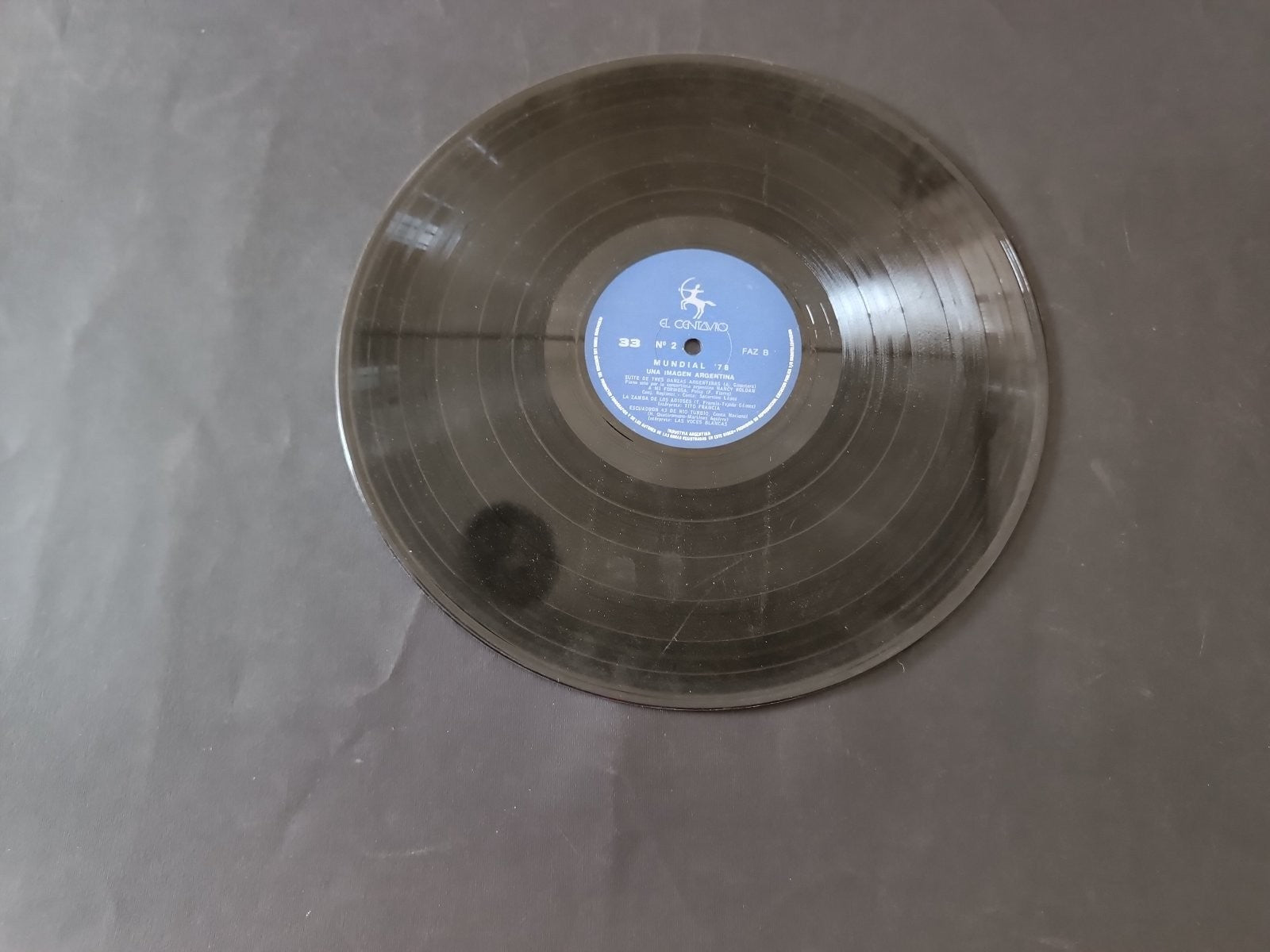 Disco 33 El Centavo Mundial '78 Una Imagen Argentina