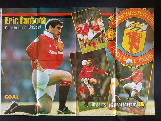 poster Milan Campione d'Italia - Cantona britain's player of the year 1996