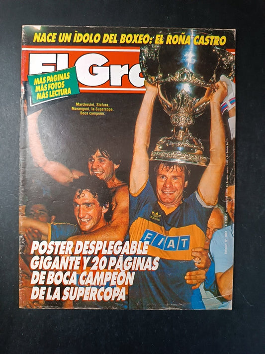 Rivista EL GRAFICO numero 3661 anno 1989 - Boca (con poster)