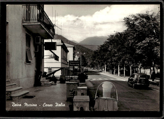 cartolina postcard Deiva Marina Corso Italia 1973 autografi Milan