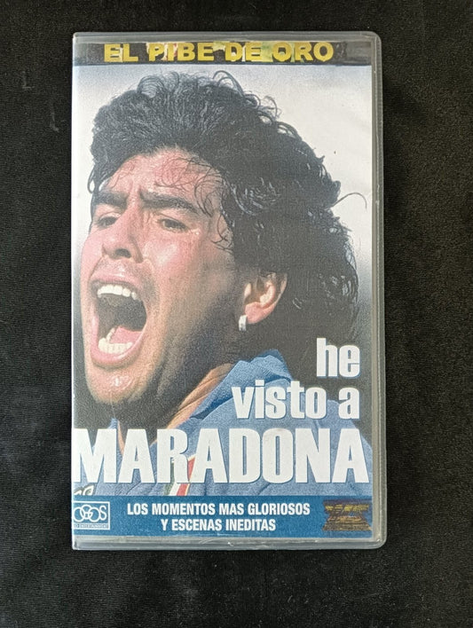 VHS EL PIBE DE ORO HE VISTO A MARADONA Logos Tv