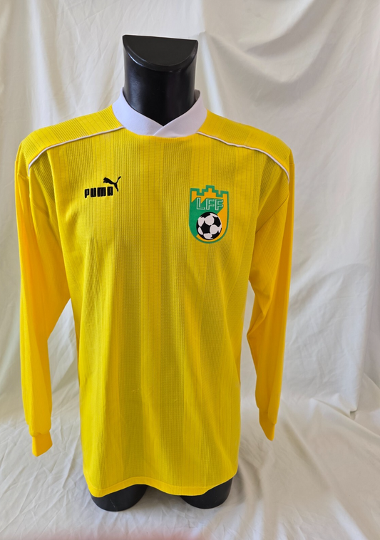 Maglia da partita calcio ufficiale Puma Lituania anni 90 tg xl