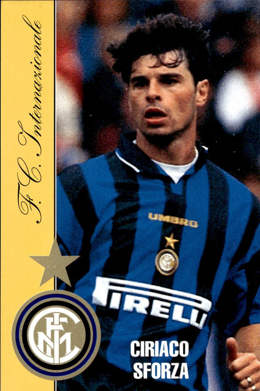 cartolina calciatori Inter Sforza