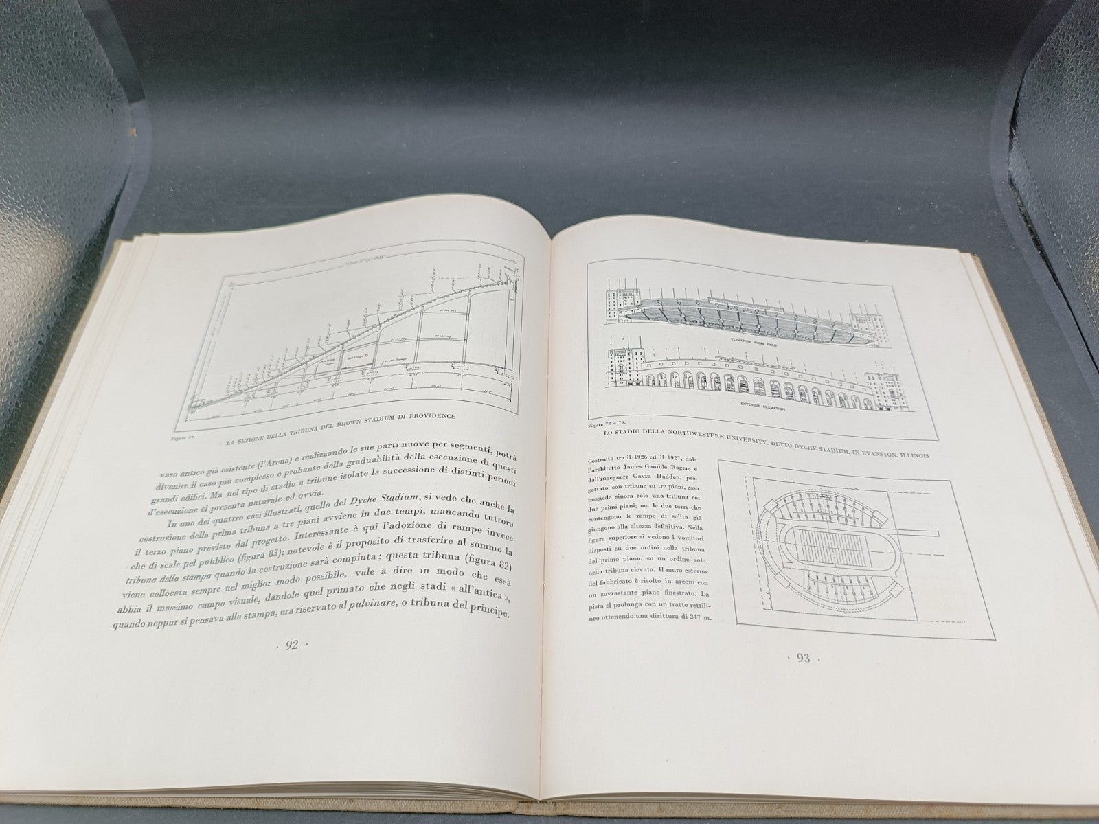 Volume illustrato Stadi Esempi, tendenze, progetti Hoepli 1934