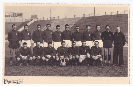 F.C. Grande TORINO  foto originale Bertazzini formazione 1945/46 V. Mazzola
