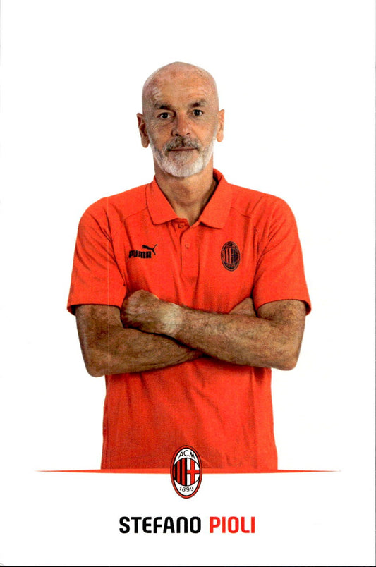 cartolina postcard Calcio Milan 2022/23 - Pioli