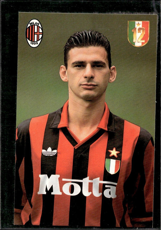 cartolina postcard calcio Milan Enzo Gambaro 1992