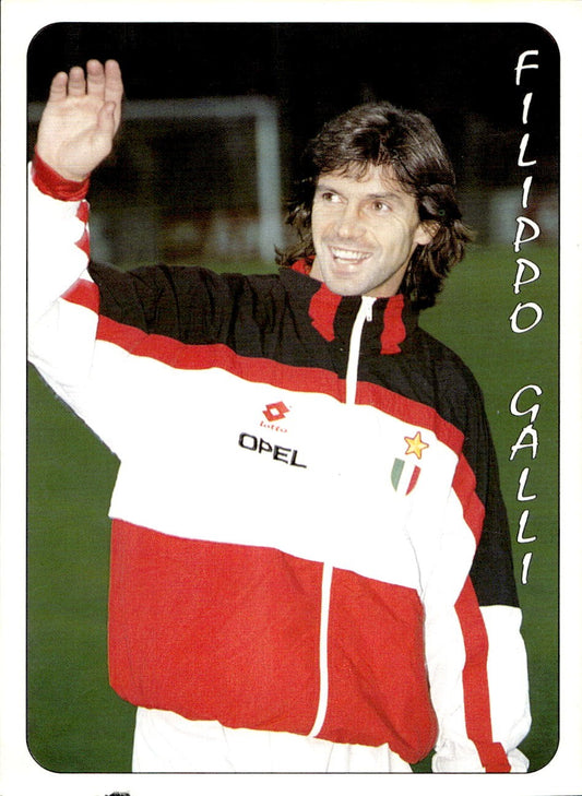 cartolina calciatori Filippo Galli
