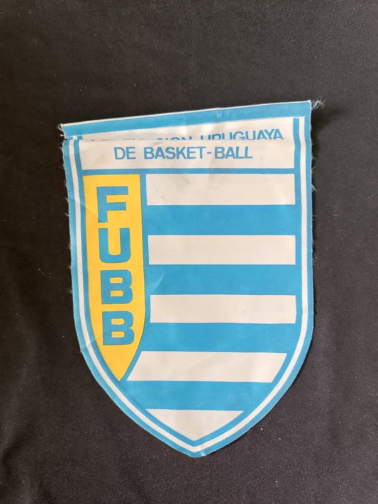 Gagliardetto Pennant Federacion Uruguaya de Basket-Ball Uruguay Vintage