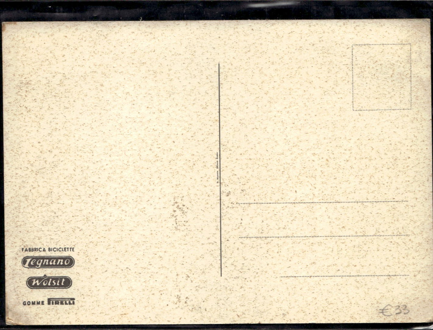 cartolina postcard ciclismo i Ramarri della Legnano 1960 squadra