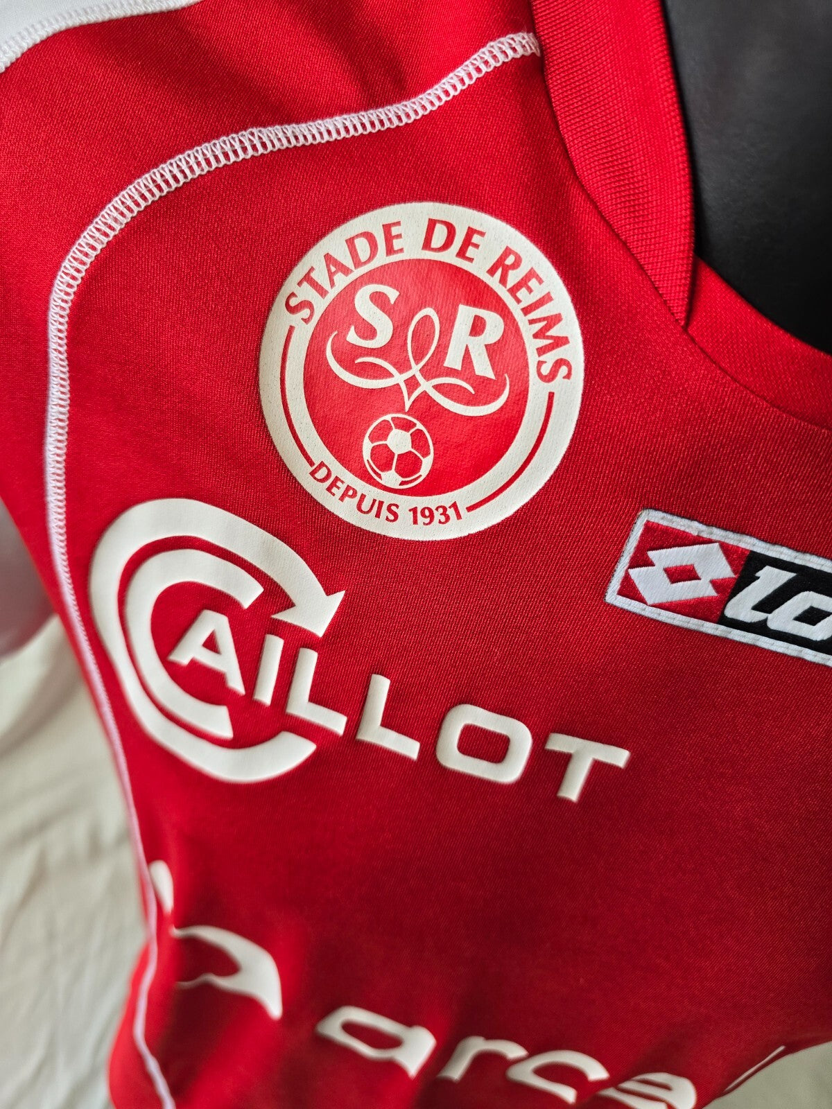 Maglia match worn  Lotto Stade Reims 2006/07  Carl Tourenne 6  tg xl