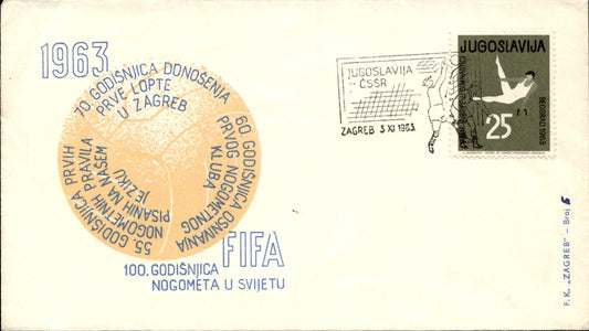 busta primo giorno Jugoslavia 1963