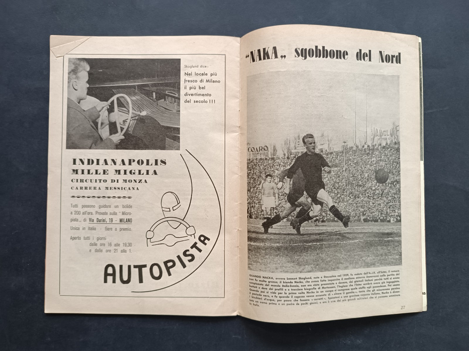 Rivista Inter Campione d'Italia 1953