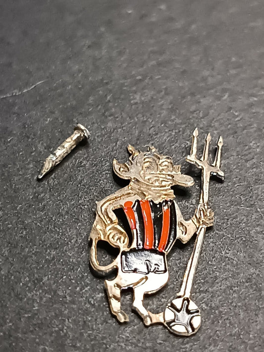 Old Pins Pin Badge Spilla A.C.Milan Diavolo con forcone senza piedino 316