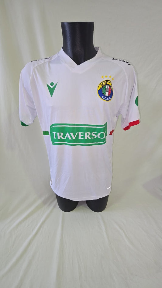 Maglia Calcio da torneo Macron AUDAX Italiano nr 29 Gutteriez tg M 6 Match Worn