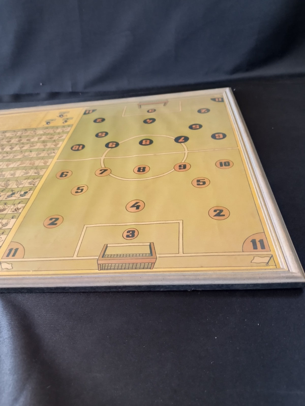 quadro con gioco cartaceo GIOCO del  FOOT BALL 75x60 cm circa