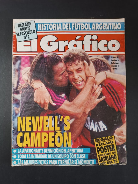 Rivista EL GRAFICO numero 3716 anno 1990 Newell's Old Boys (senza poster)