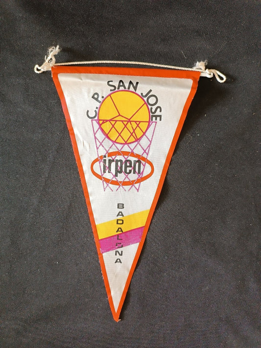 Gagliardetto Pennant C.P. San Jose Basket Madrid Vintage