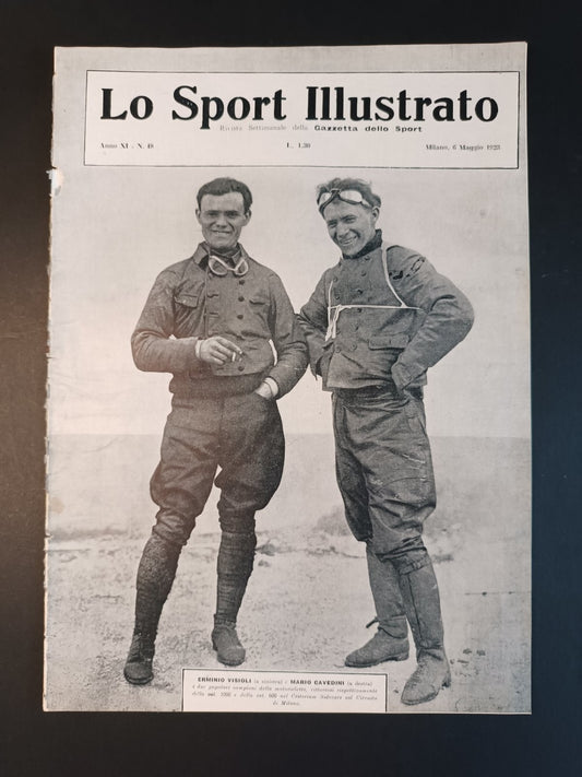 rivista  LO SPORT ILLUSTRATO 1923 n 18