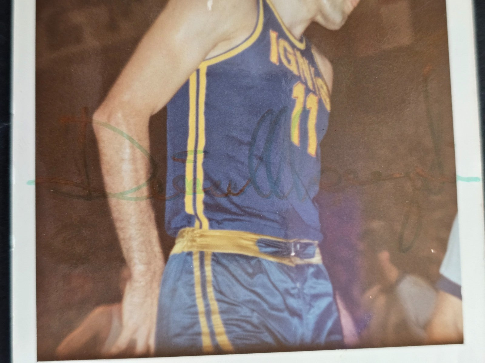 IGNIS Varese Basket foto Dino MENEGHIN 11 autografata in originale
