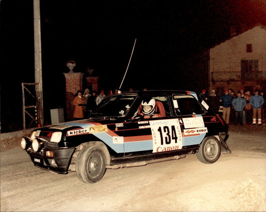 fotografia originale Rally d'epoca Renault 5 Alpine #13 1971