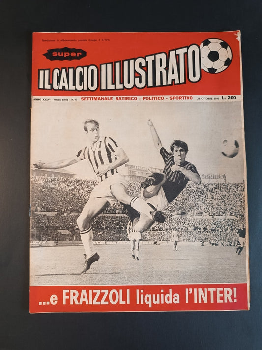 rivista Super IL CALCIO ILLUSTRATO anno 1970 - numero 6 - Fraizzoli