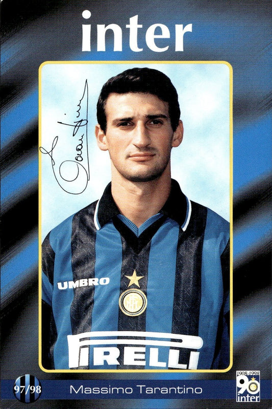 cartolina calciatori Inter 97/98 Tarantino