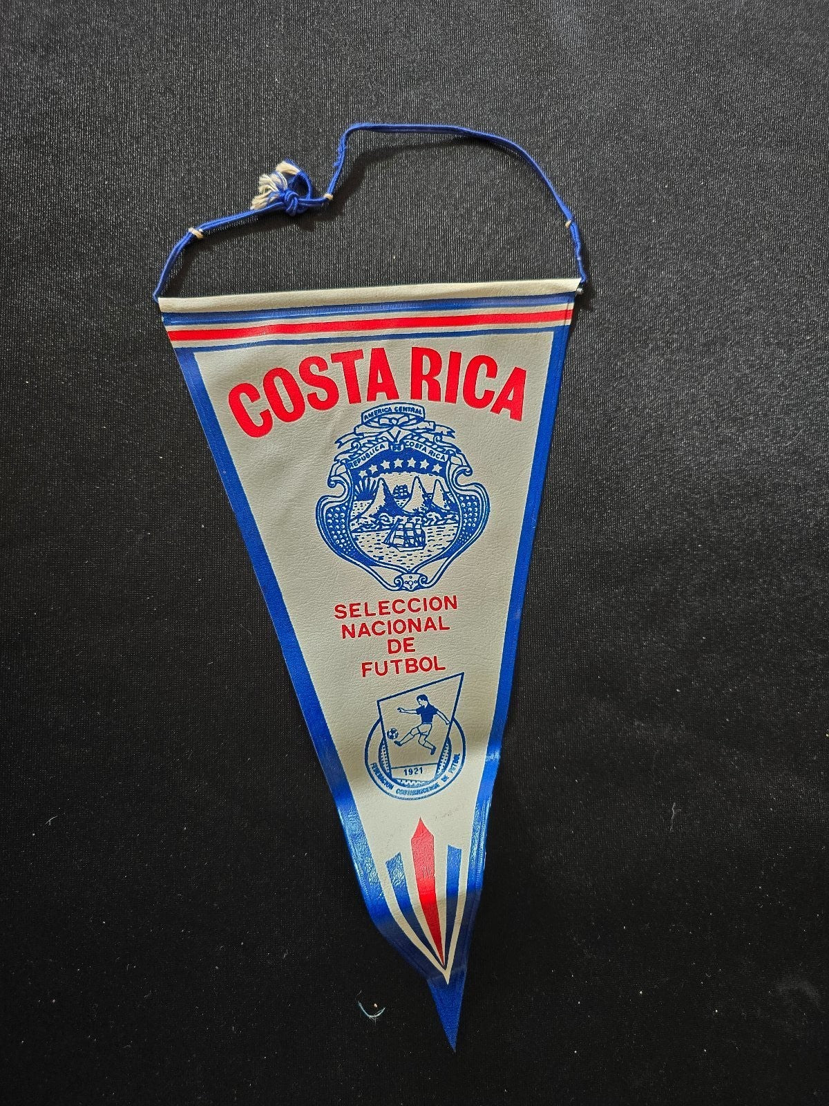 OLD Gagliardetto Pennant  bander�n selection national de futbol costa rica