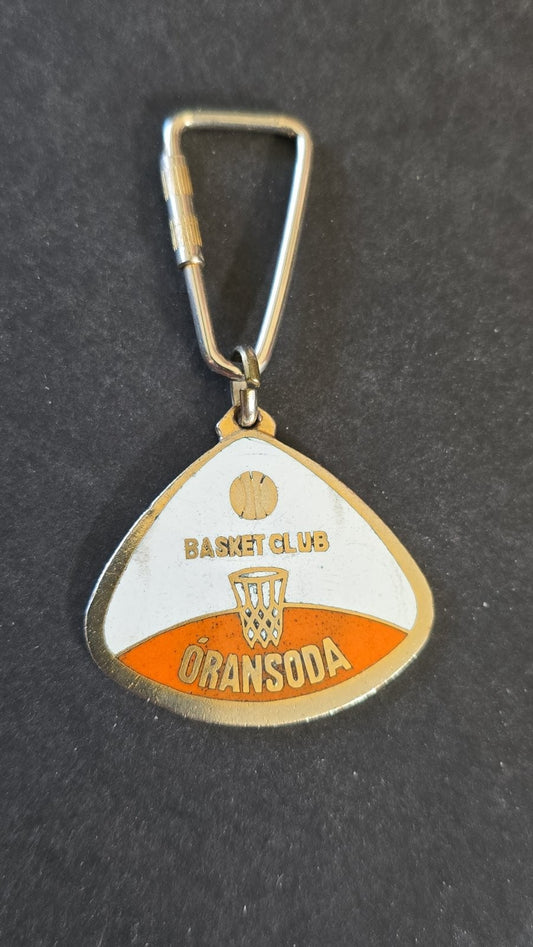 Portachiavi in metallo originale ORANSODA BASKET CLUB Cantu' anni 60/70 AMCA