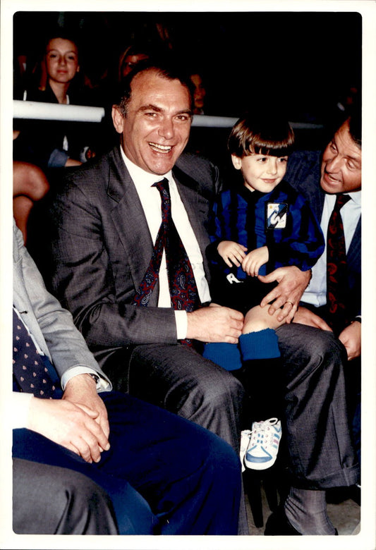 fotografia originale Inter Presidente Ernesto Pellegrini