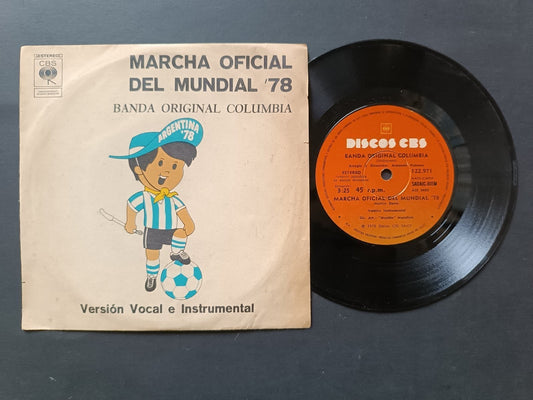 Vinile 45 giri MARCHA OFICIAL DEL MUNDIAL '78