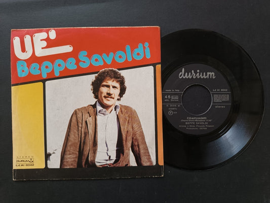 Vinile 45 giri UE' Beppe Savoldi