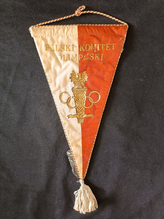 Gagliardetto Pennant Copa Latina Baloncesto FIBA Philips Madrid 1966 Vintage