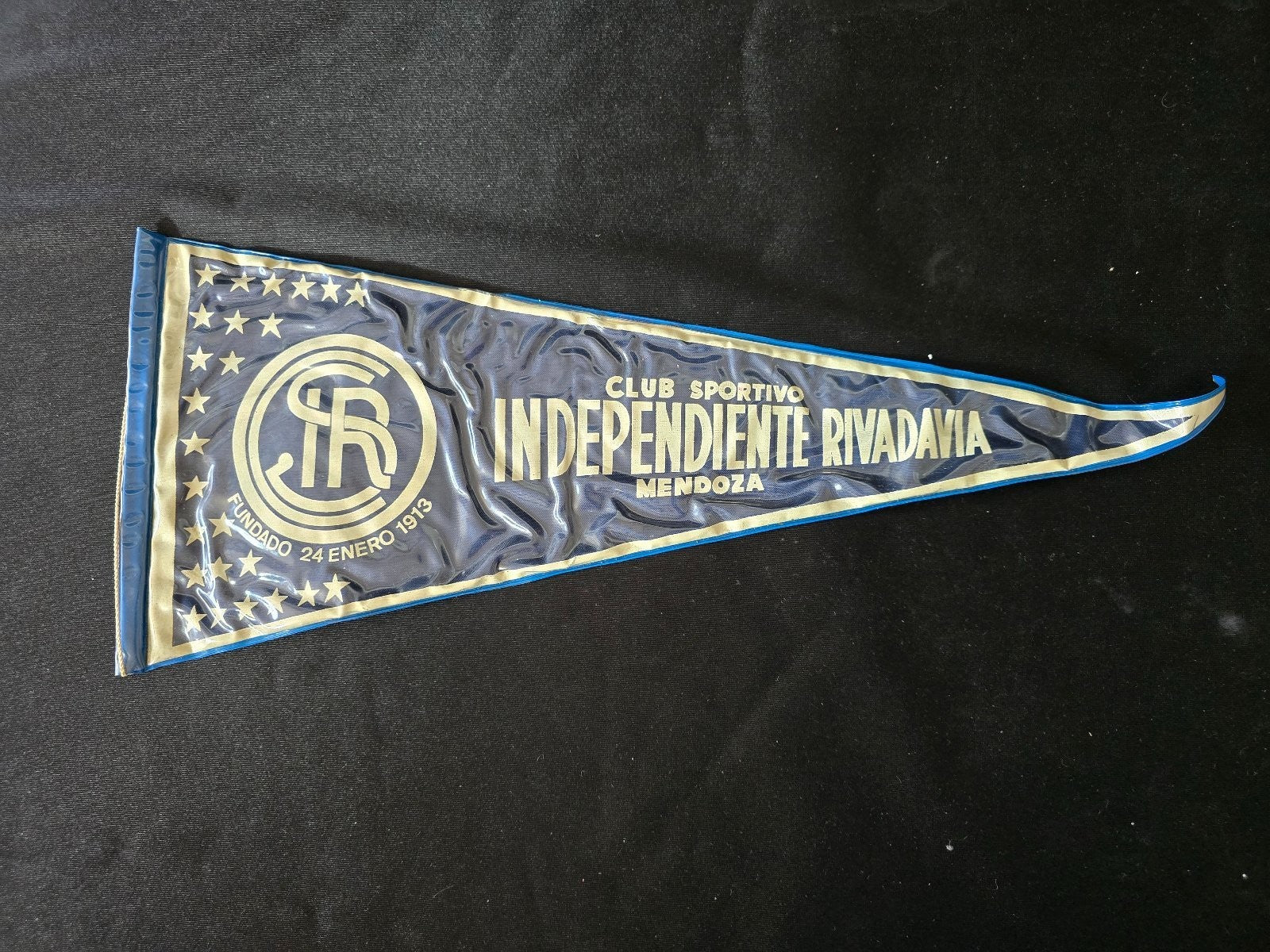 OLD Gagliardetto Pennant fanion bander�n INDIPENDIENTE RIVADAVIA MENDOZA