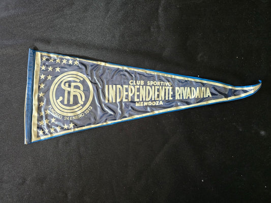 OLD Gagliardetto Pennant fanion bander�n INDIPENDIENTE RIVADAVIA MENDOZA