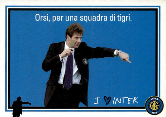 Cartolina Fernardo Orsi Inter con autografo Promocard Collection n 27