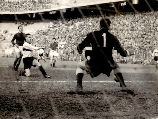 Foto Liedholm Milan-Torino campionato calcio serie A 1958