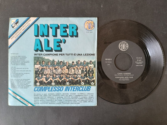 Vinile 45 giri INTER ALE' innfo ufficiale dell'Inter versione originale