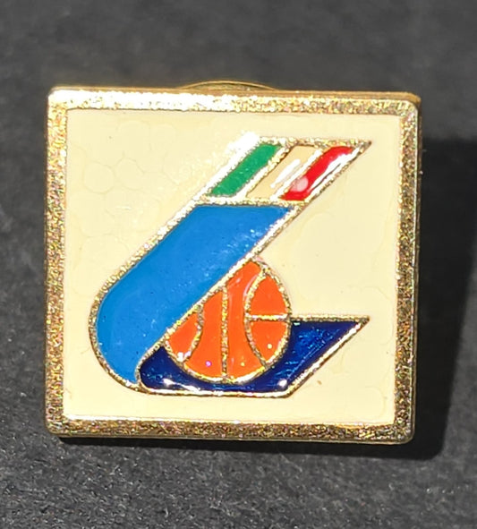 spilla pins originale anni 70/80 FIP federazione Italiana Pallacanestro Basket 2