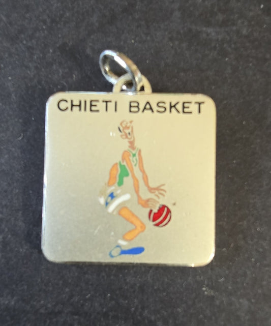 medaglia originale CHIETI BASKET torneo internazionale 1973 BERTONI verde