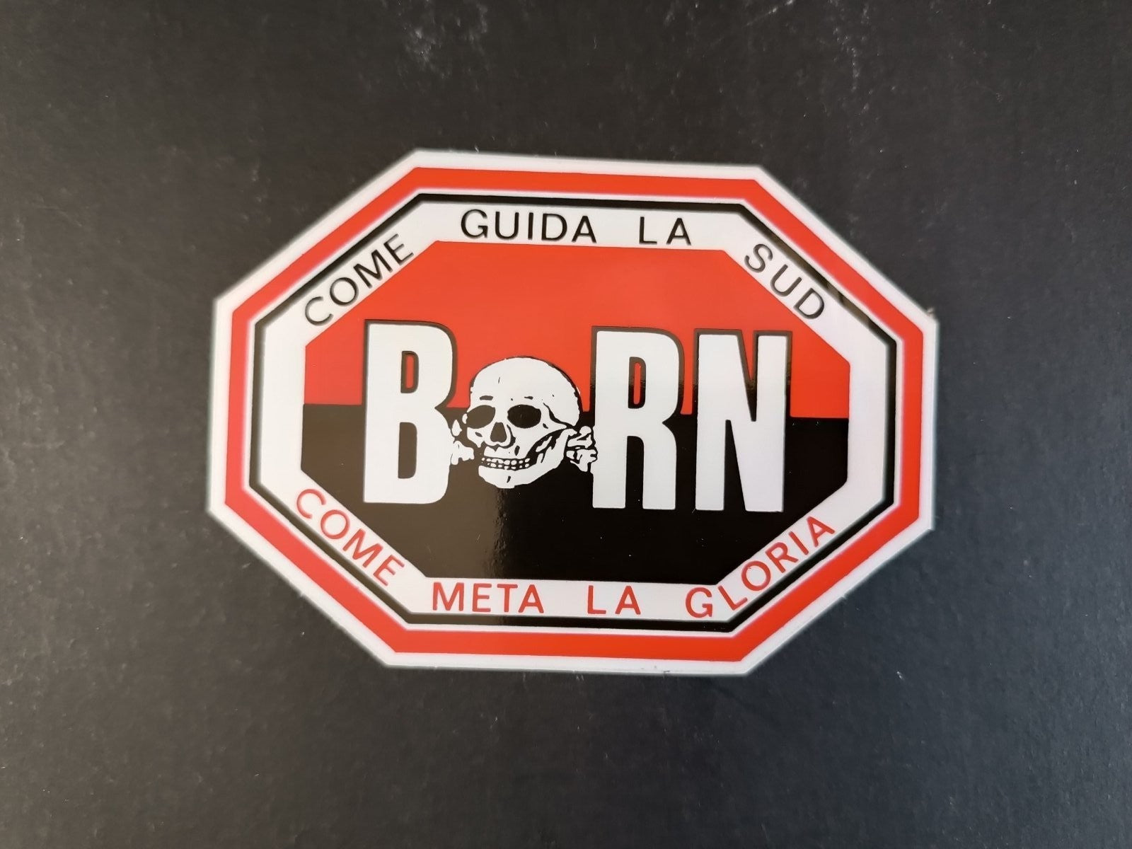 Adesivo MILAN - BORN - Come meta la gloria