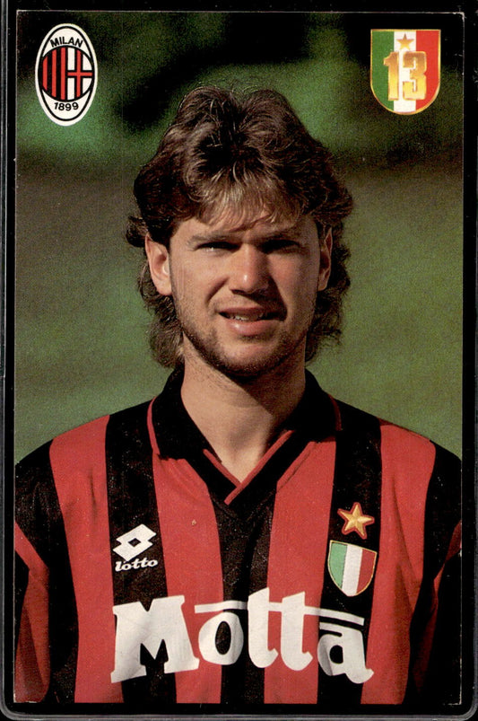 cartolina postcard Calcio Milan MOTTA Raducioiu