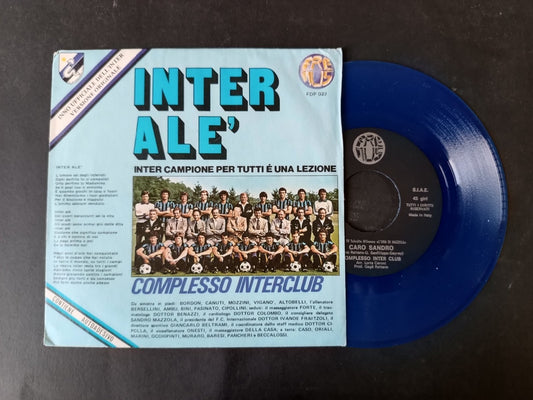 Vinile 45 giri INTER ALE' innfo ufficiale dell'Inter versione originale