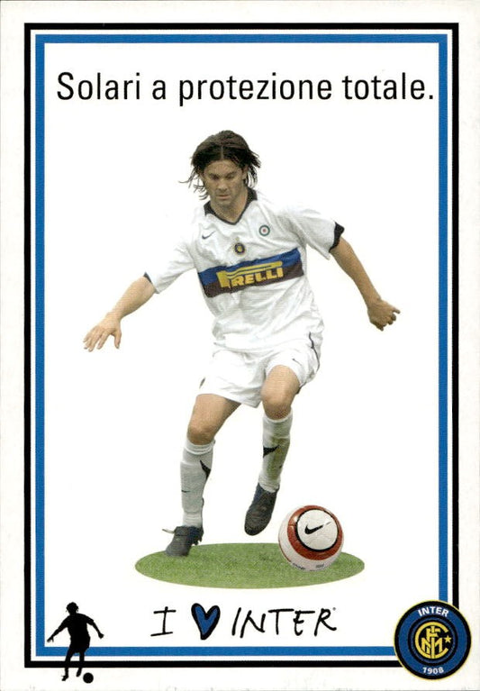 Cartolina calciatore Inter Cristian Alberto Peret Gonz�lez autografo stampato