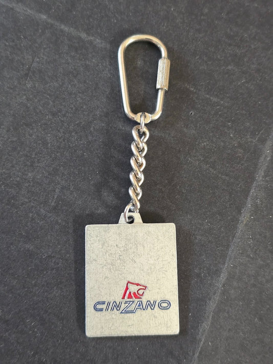 Portachiavi in metallo CINZANO sponsor Squadra Basket di Milano 70/80