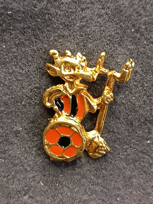 Old Pins Pin Badge Spilla A.C.Milan Diavolo con forcone senza piedino 323