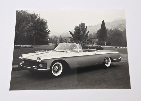 FOTO originale 1958 Cadillac Cabriolet  PININFARINA 177x127 mm fronte