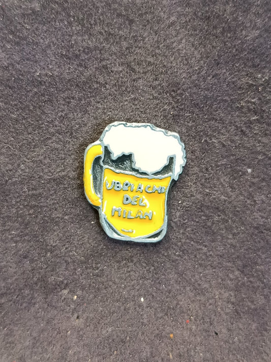 Old Pins Pin Badge Spilla A.C.Milan motto milanista senza ferma piedino 477