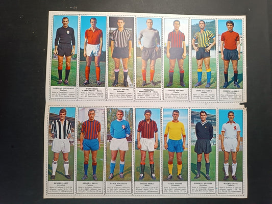 Figurine Calciatori TEMPO 1966 numero 49 - 14 giocatori AAVV