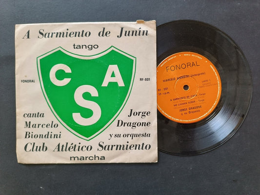 Vinile 45 giri A SARMIENTO DE JUNIN